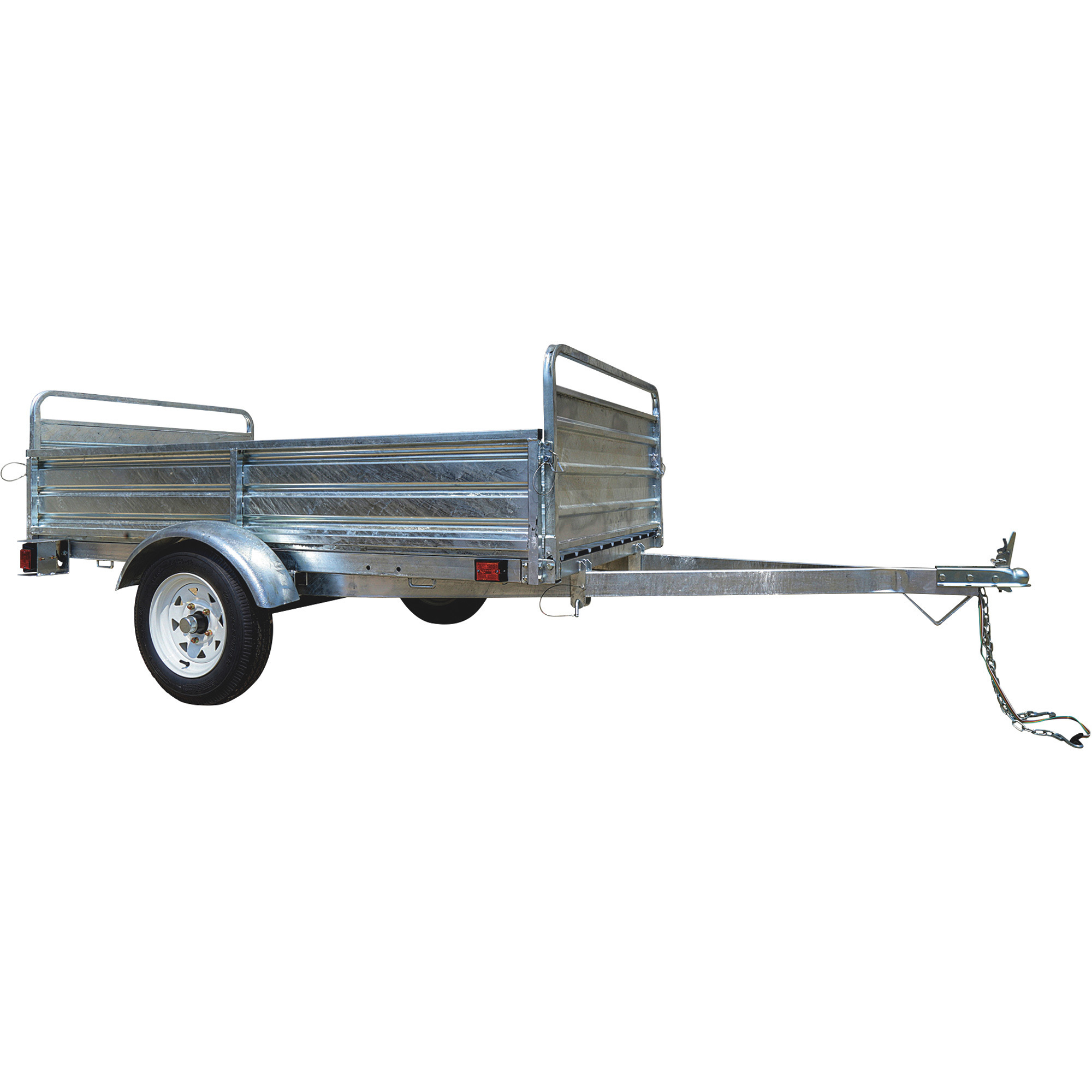 DK2 5ft. x 7ft. Utility Trailer Kit, Galvanized Steel, 1639-Lb. Load Capacity, Model# MMT5X7G
